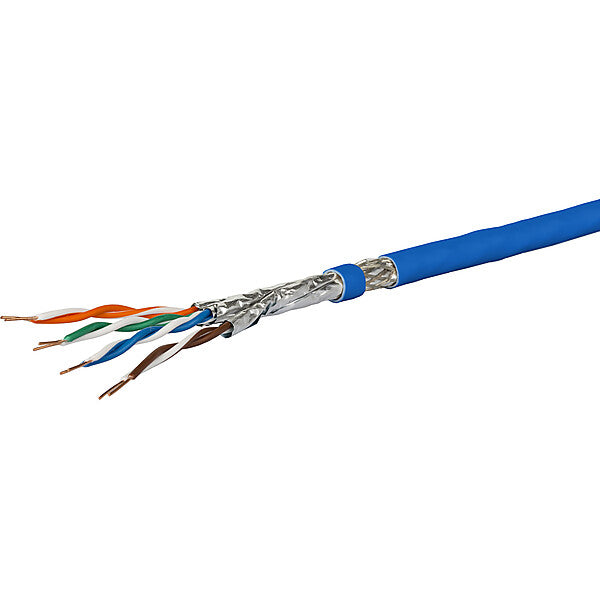 METZ CONNECT Datenkabel Kat.7A blau 4P S/FTP AWG22 GC1300-4P-Dca-T1000
